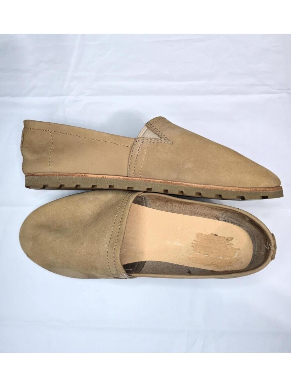L.L.Bean Women's 7 Medium Tan Suede Slip-On Loafers - Picture 5 of 6